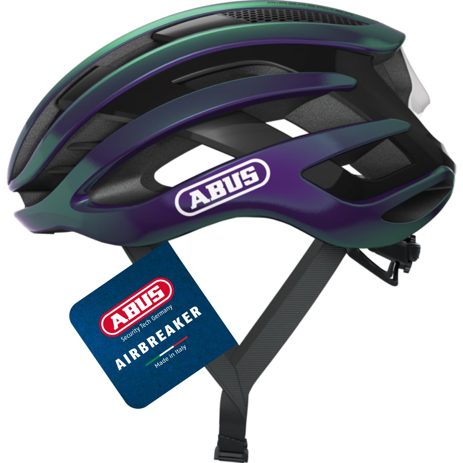 ABUS AirBreaker - casco da bici di alta gamma per il ciclismo professionale - per adolescenti e adulti - casco per uomo e donna