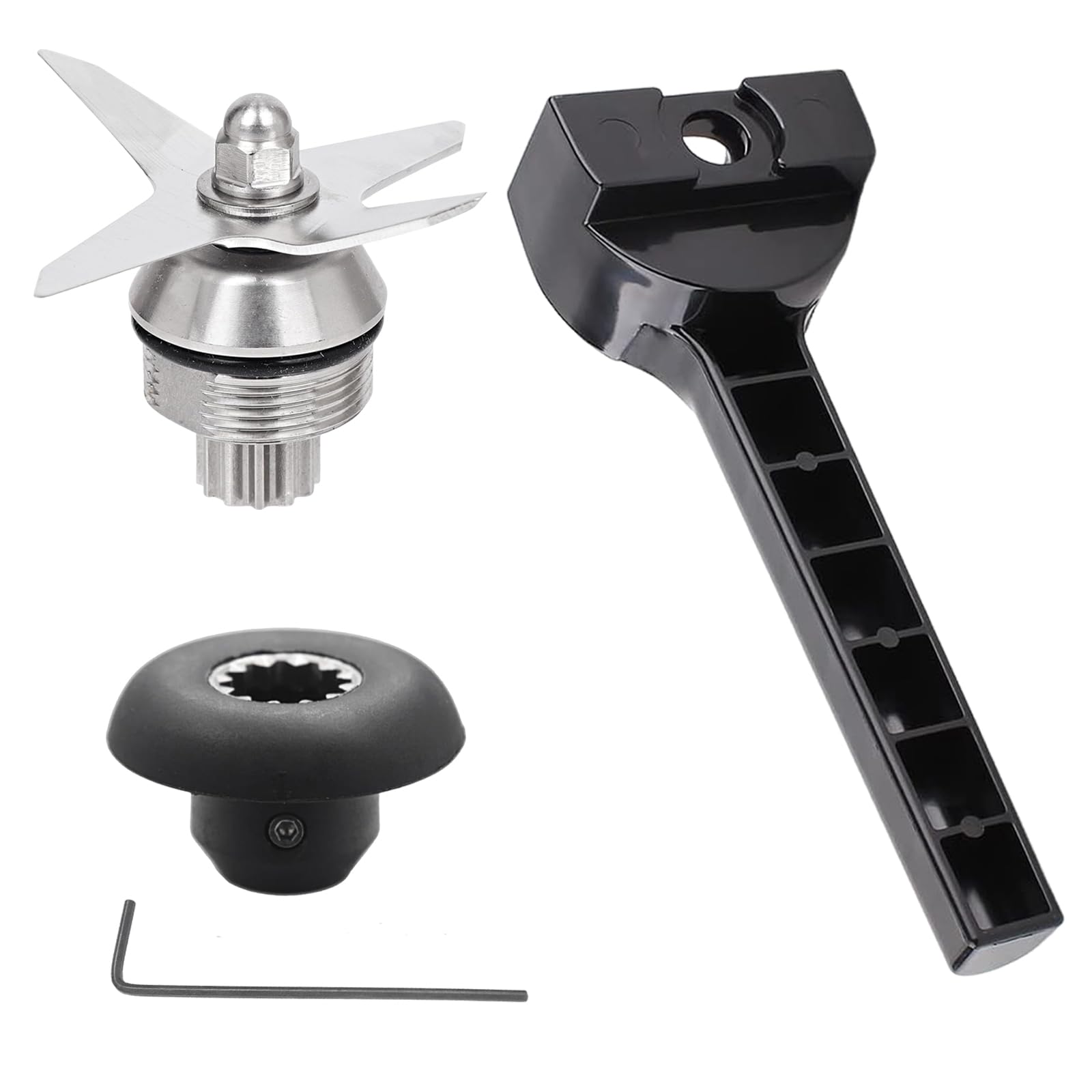 Compatible with vitamix Replacement Blade Parts with Wrench and Drive  Socket Removal Tool Kit, 5200 5000 4500 5500 Blender Wet Blade Replacement,  Fit