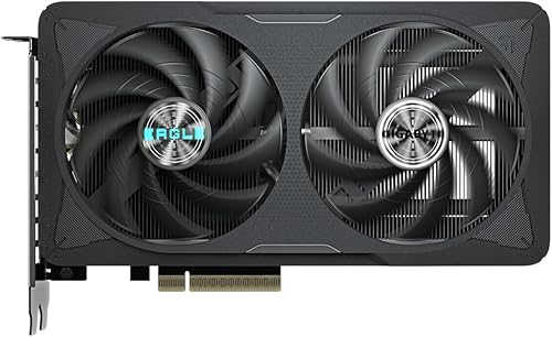Gigabyte GeForce RTX 5060 Eagle OC Grafikkarte — šoninis vaizdas