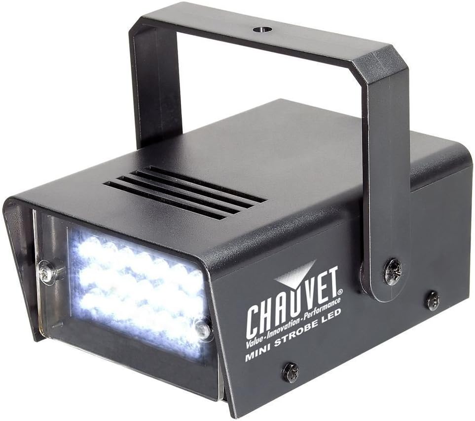 New American DJ Fog Fury 3000 DMX Fog Machine w/Wired Remote+(2) Strobe Lights