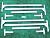 RACK'EM MFG Fitz-All Adjustable Aluminum Trailer Ladder Rack (RA-28) for Enclosed Trailers by