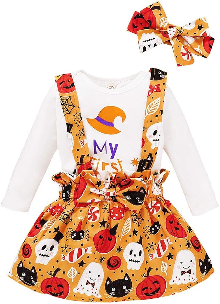 新生児服 レジス 女の子 ロンパース ストラップドレス カチューシャ セット 赤ちゃん フリル 長袖 無地 カバーオール 子供服 ヘッドバンド付き かわいい スカート 文化祭 秋冬 出産お祝い ベビー服 高品質 セットアップ 新年 花柄 上下セット