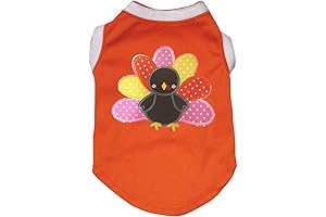 Petitebella Thanksgiving Turkey Dog Shirt for Petite Pups