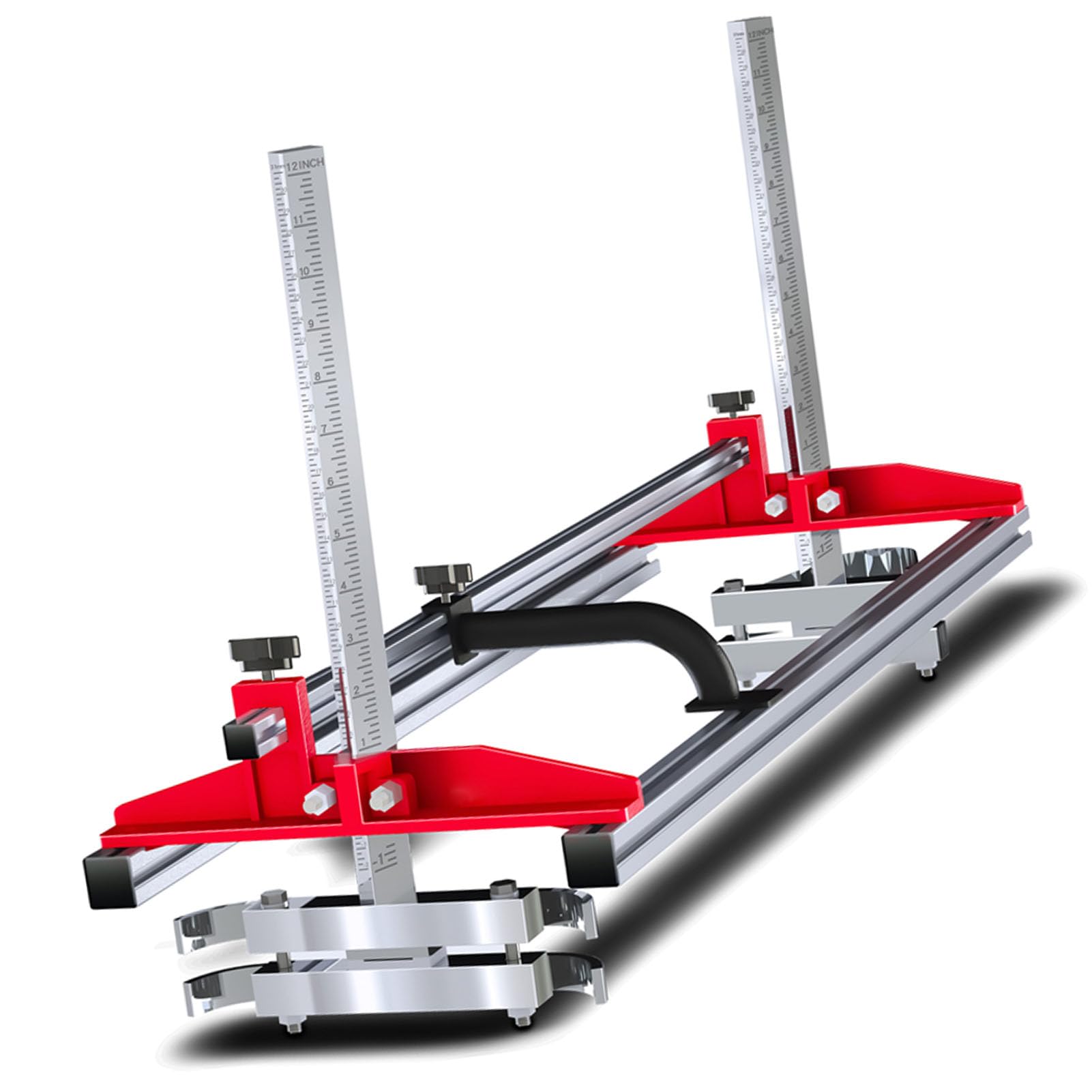 FILFEEL Molino para Barras de 14 a 36 Pulgadas – de Corte de Madera para Aserradero Portátil con Control de Espesor de /2 a 12 Pulgadas – Kit de Fresado de Madera de Aleación de Aluminio