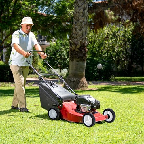 QWORK® 2 x Gummi Laufrad - Raddurchmesser 175mm, Breite 36mm, Achslochdurchmesser 12,7mm, Tragfähigkeit 70kg -Ersatz Rad für Rasenmäher Grillwagen Bollerwagen (7 x 1,5 Zoll) – Bild 6