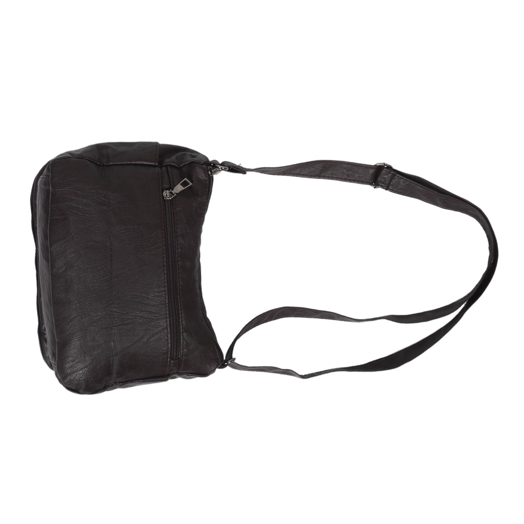 Sac à main bandoulière femme cuir PU compartiments - 8