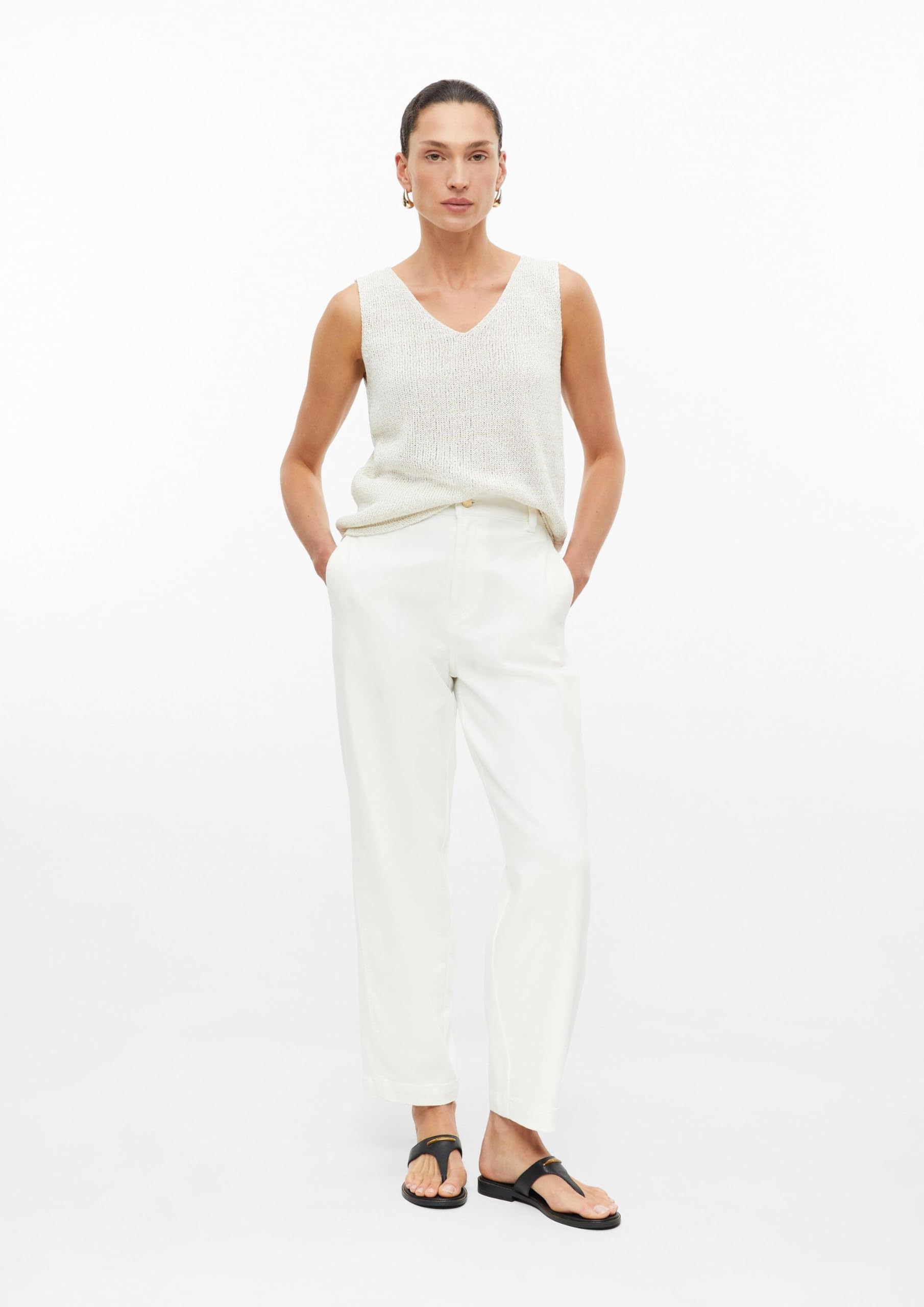 s.Oliver Black Label Damen 2178838 Strick Top (1er Pack)