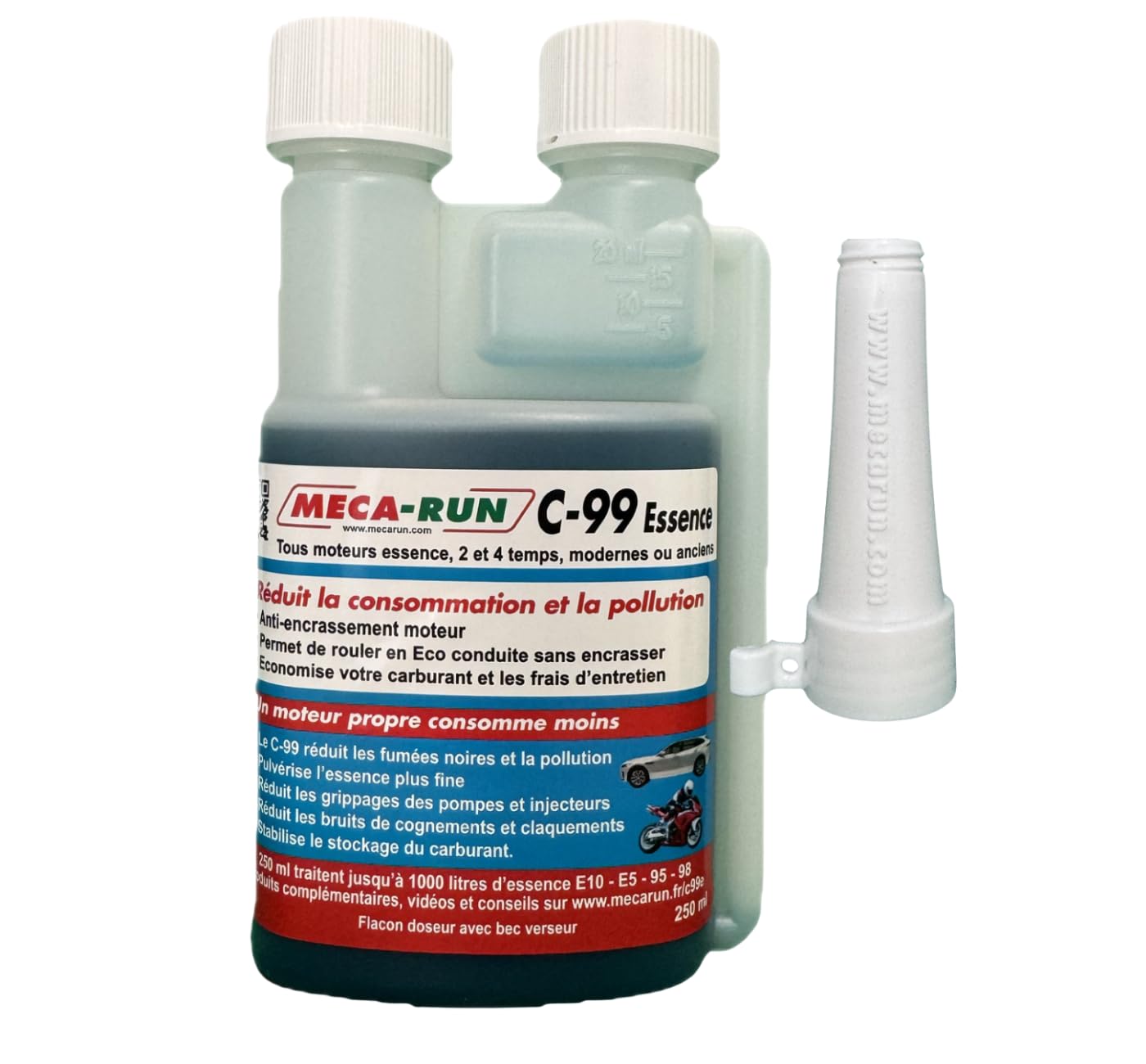 MECA-​RUN C99 Essence 250 ML - Entretien et Economie de Carburant