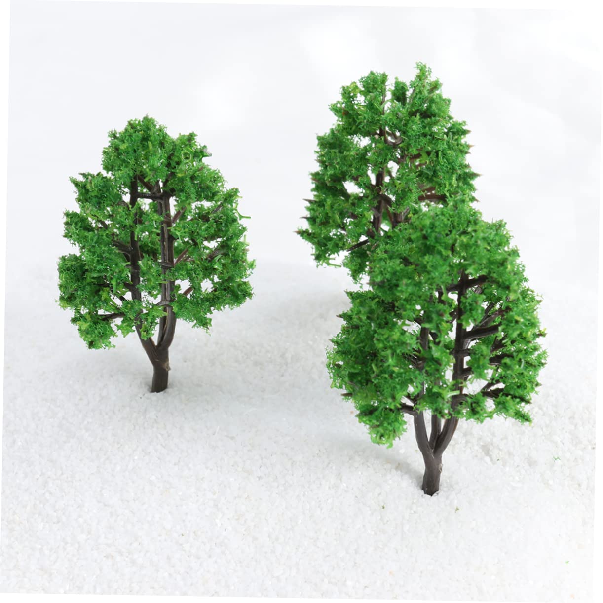 EXCEART 100pezzi Alberi Verde Per Modellismo Paesaggio e Diorama Per Decorazioni Architettoniche e Scenografie Di Trenini