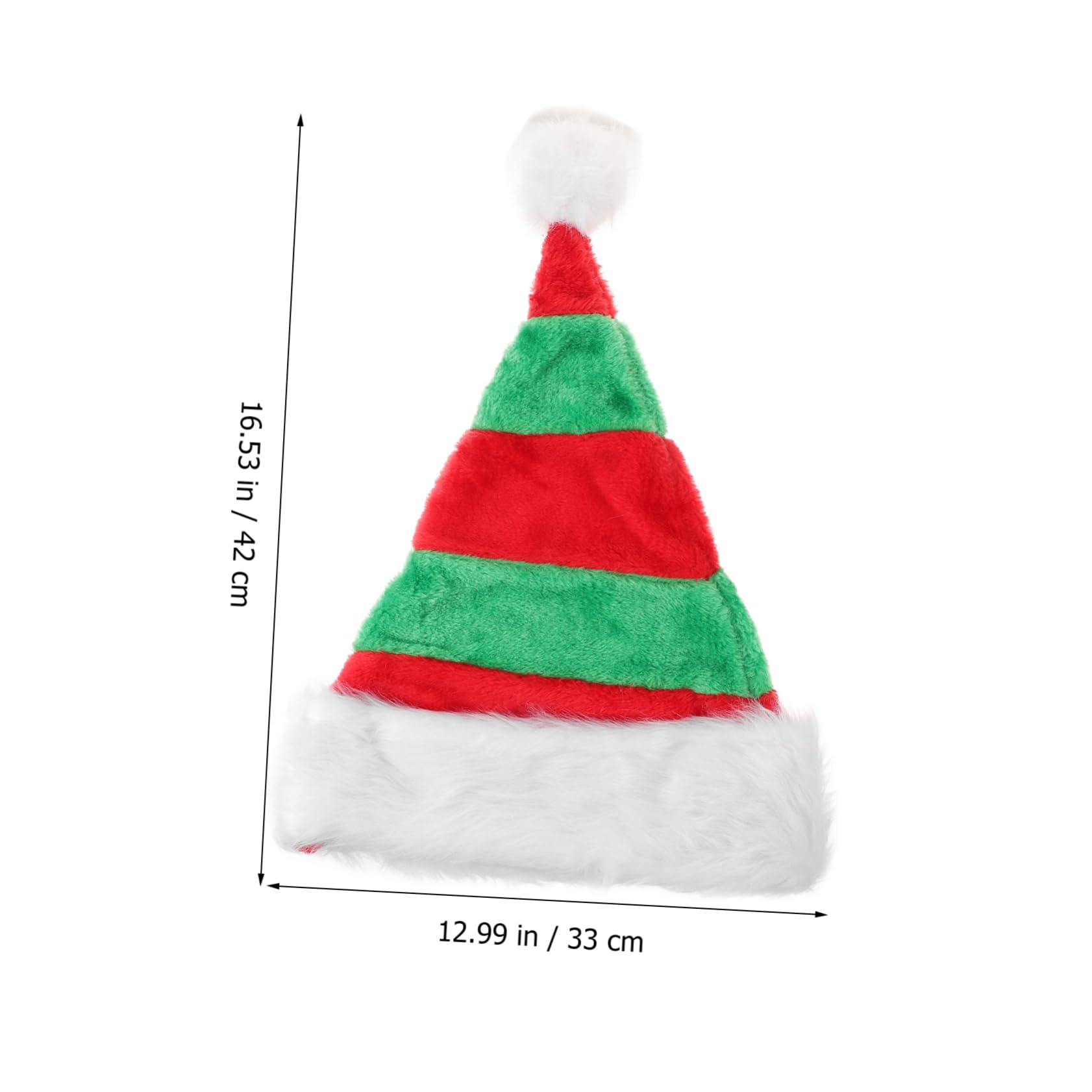 Ciieeo 5st Weihnachts Mann Hut Zylinder Weihnachtsschmuck Weihnachtsmütze, Weihnachtsmütze Schicke Weihnachtswintermütze Requisite Hut Weihnachten Plüsch