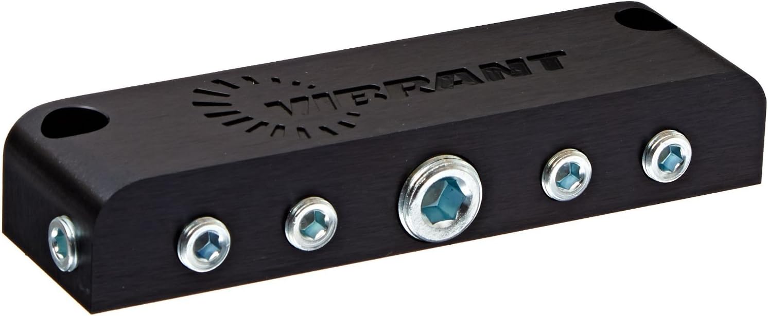 Vibrant Performance 2691 Black Anodized Aluminum Vacuum Manifold