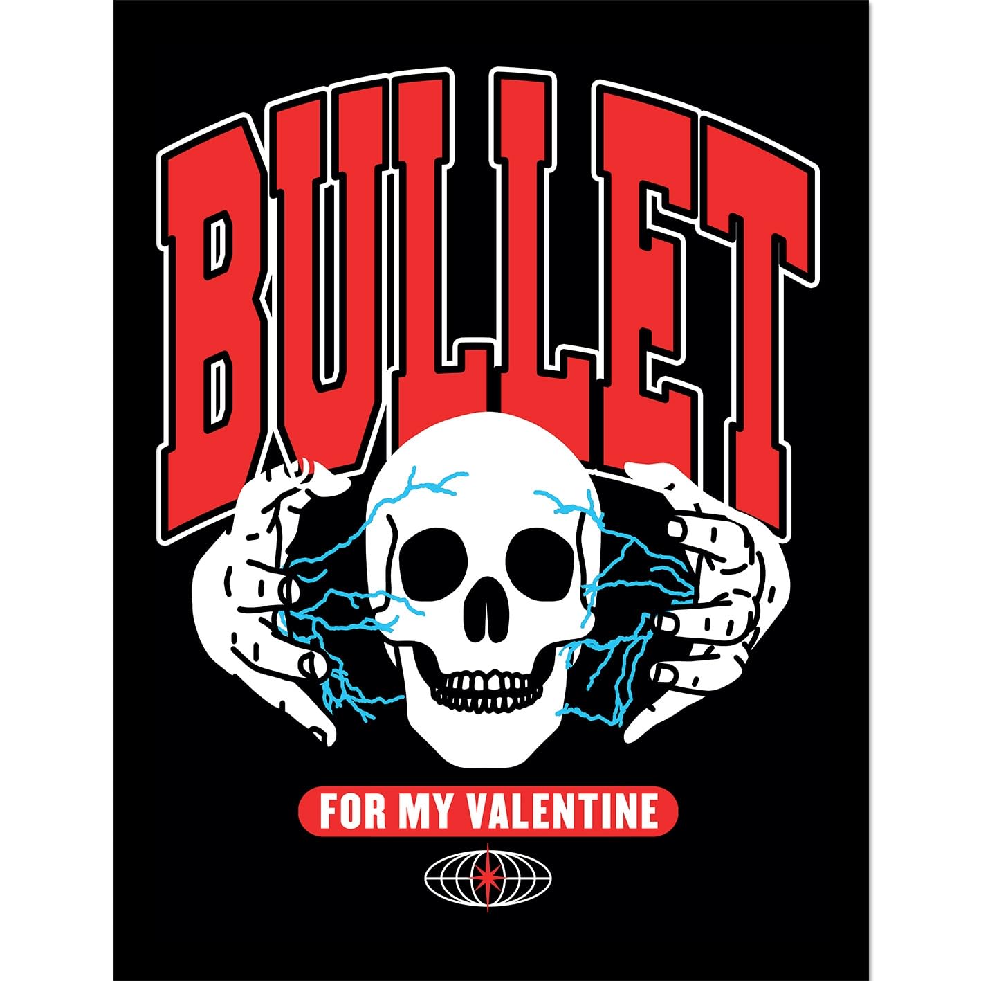 Affiche Bullet For My Valentine encadrée fini les posters froissés décoration murale durable