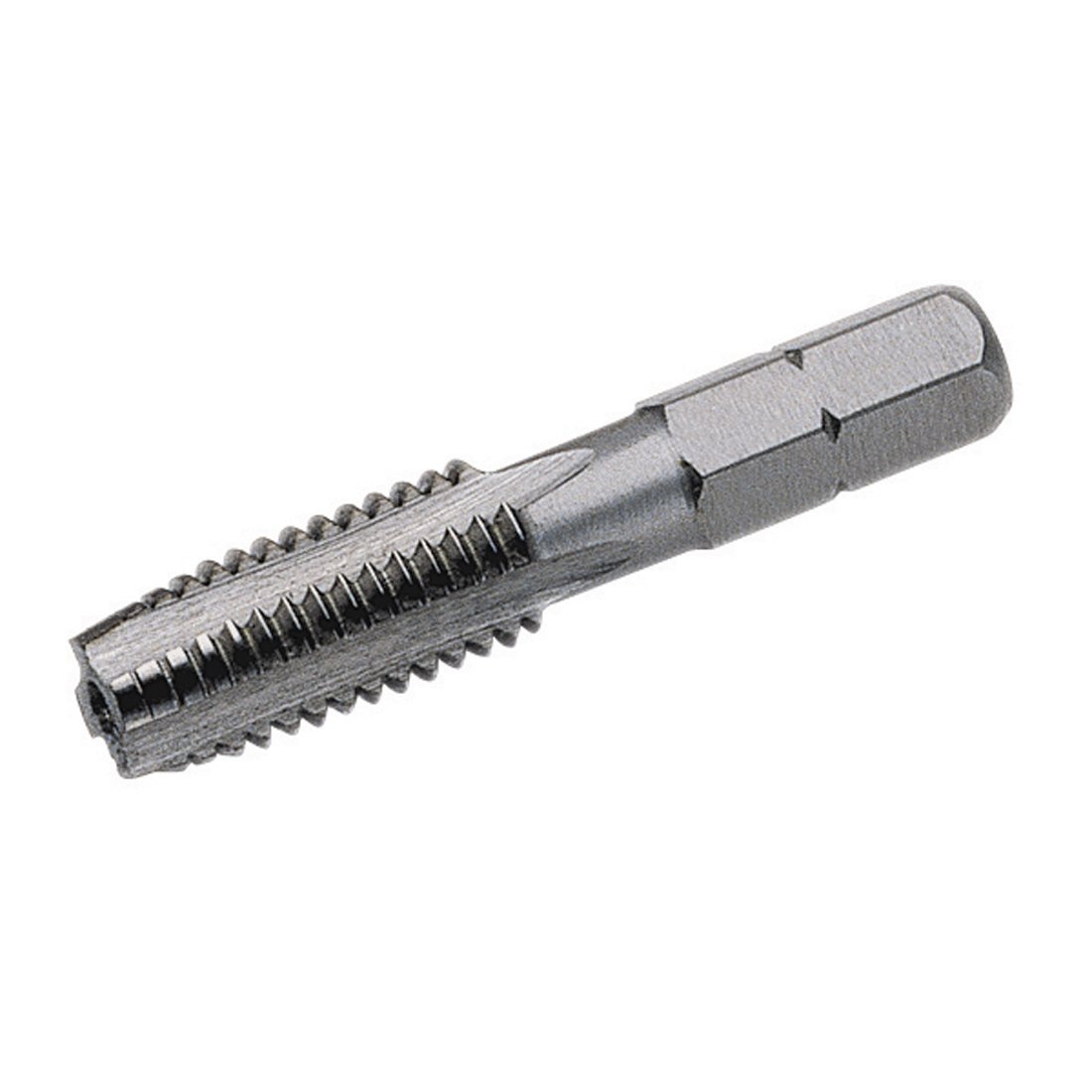 VÖLKEL HexTap Typ S - Gewindebohrer-Bit, 1/4"-Sechkantaufnahme Form D HSS-G - M 8 x 1.0