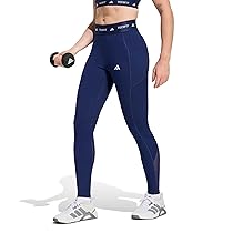 adidas Femme TECHFIT Stash Pocket Full Length Leggings, dark blue, XS