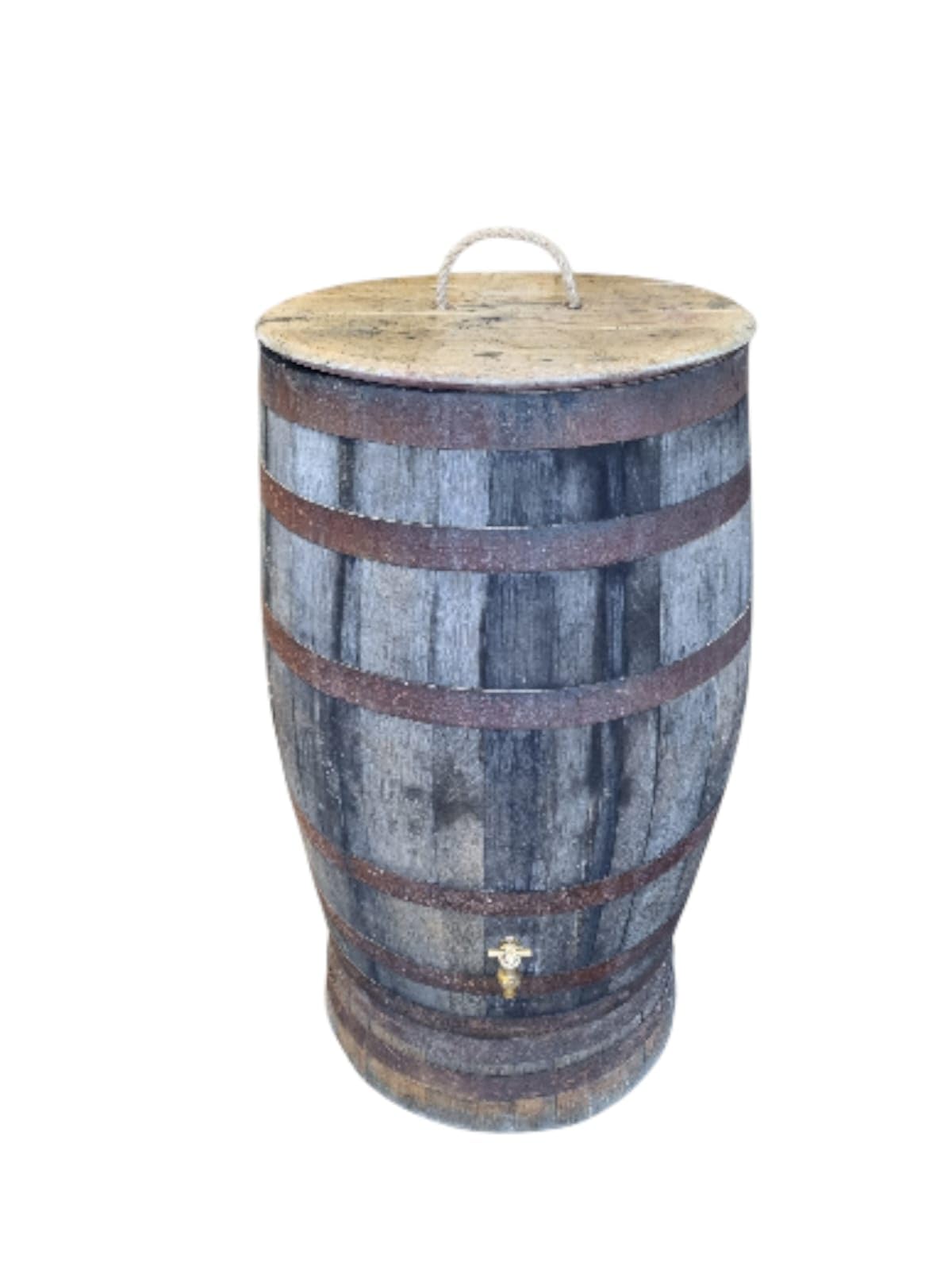 200L Oak Barrel Water Butt with Stand