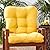 Greendale Home Fashions Outdoor Seat/Back Chair Cushion, 1 Count (Pack of 1), Sunburst