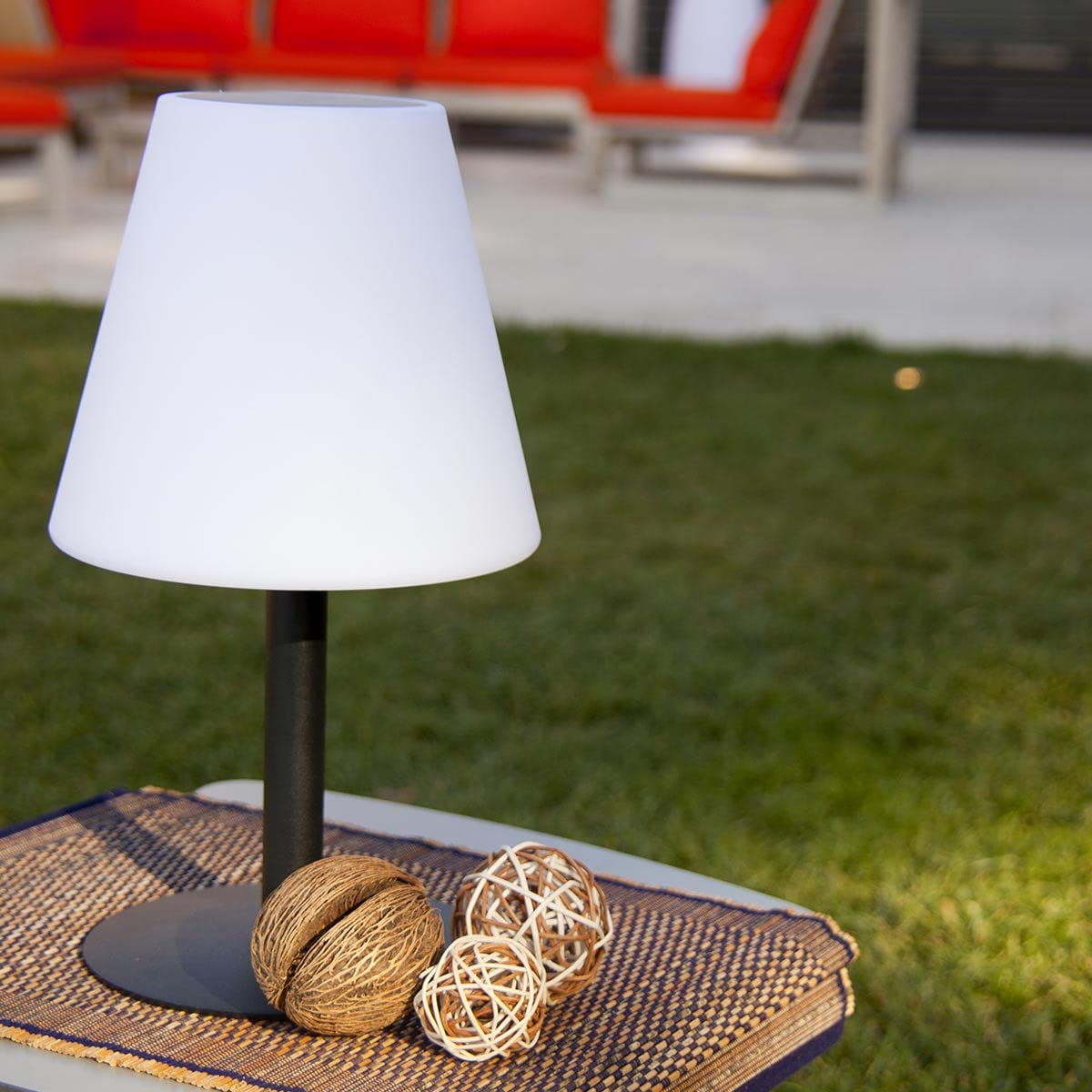 Lumisky Lampa do lampy stołowej solarnej wys. 36 cm STANDY MINI SOLAR RGB