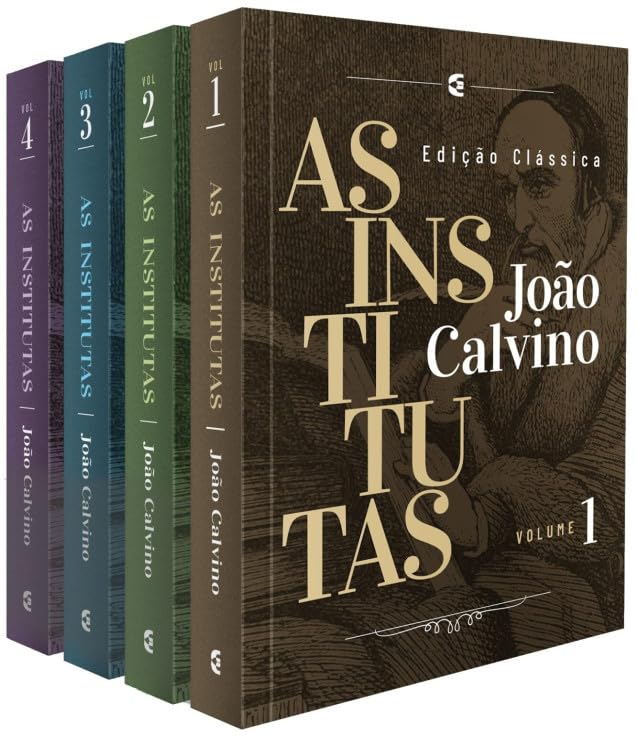 Capa do livro: As Institutas - Edição Clássica - 3ª Edição (Box com 4 volumes)