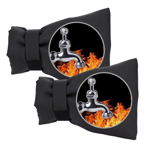Outdoor Faucet Covers for Winter, Thicken 9.8" H x 7.3"