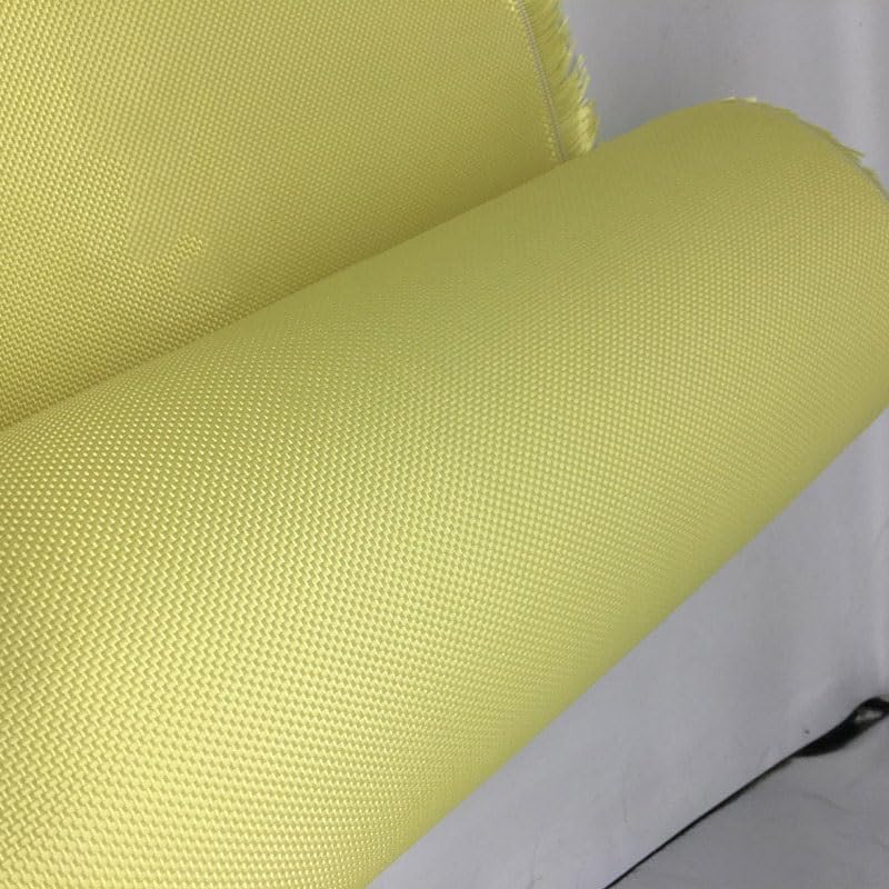 XLJP 3000D Kevlar Aramid Fabric Cloth Sheet 400G High Abrasion Resistant Plain Aramid Fabric Thickness 0.58mm (Size : 100cmx100cm)
