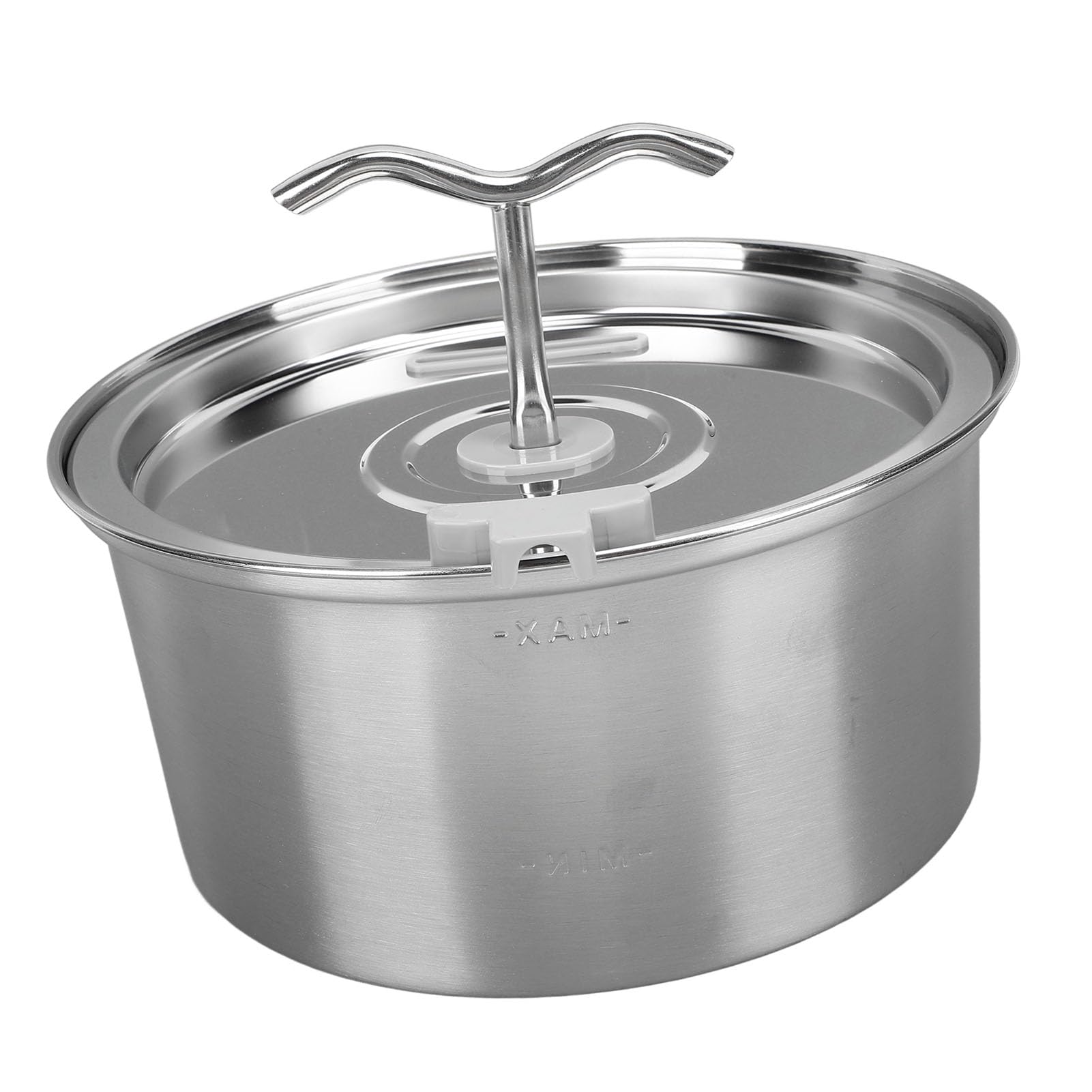 Dioche Dog Water Fountain, Stainless Steel Cat Water Fountain - 2L Water Fountains for Cats, Quiet Pump with 3 Replacement Filters, Automatic Indoor Pet Waterer Drinking Fountain - image 4