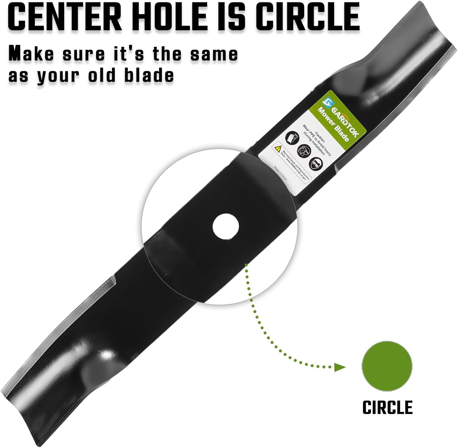 High Lift Mower Blades 3-Pack with 3 Nuts for Ariens Gravely Ikon 48 ZT X 48 ZT XL 48 Zero Turn Mower, Fits 48-Inch Deck, Replaces OEM 09659000