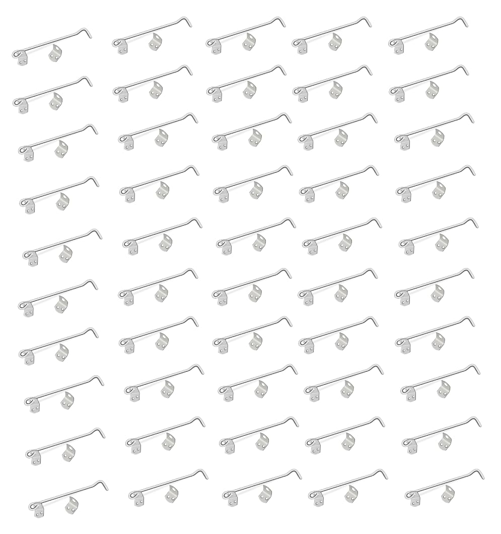 legal super industries Gatehook Stainless Steel Gatehook for Main Door, Glossy Gatehook, Hooks, Glossy Finish (Gatehook Stainless Steel Glossy 6inch (50pcs))-image-21