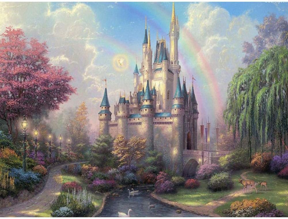 Paint By Number For Kids And Adults - Disney - Diy Oil Painting On Canvas Diy Wall Decor Painting Art Home Decoration 40X50Cm