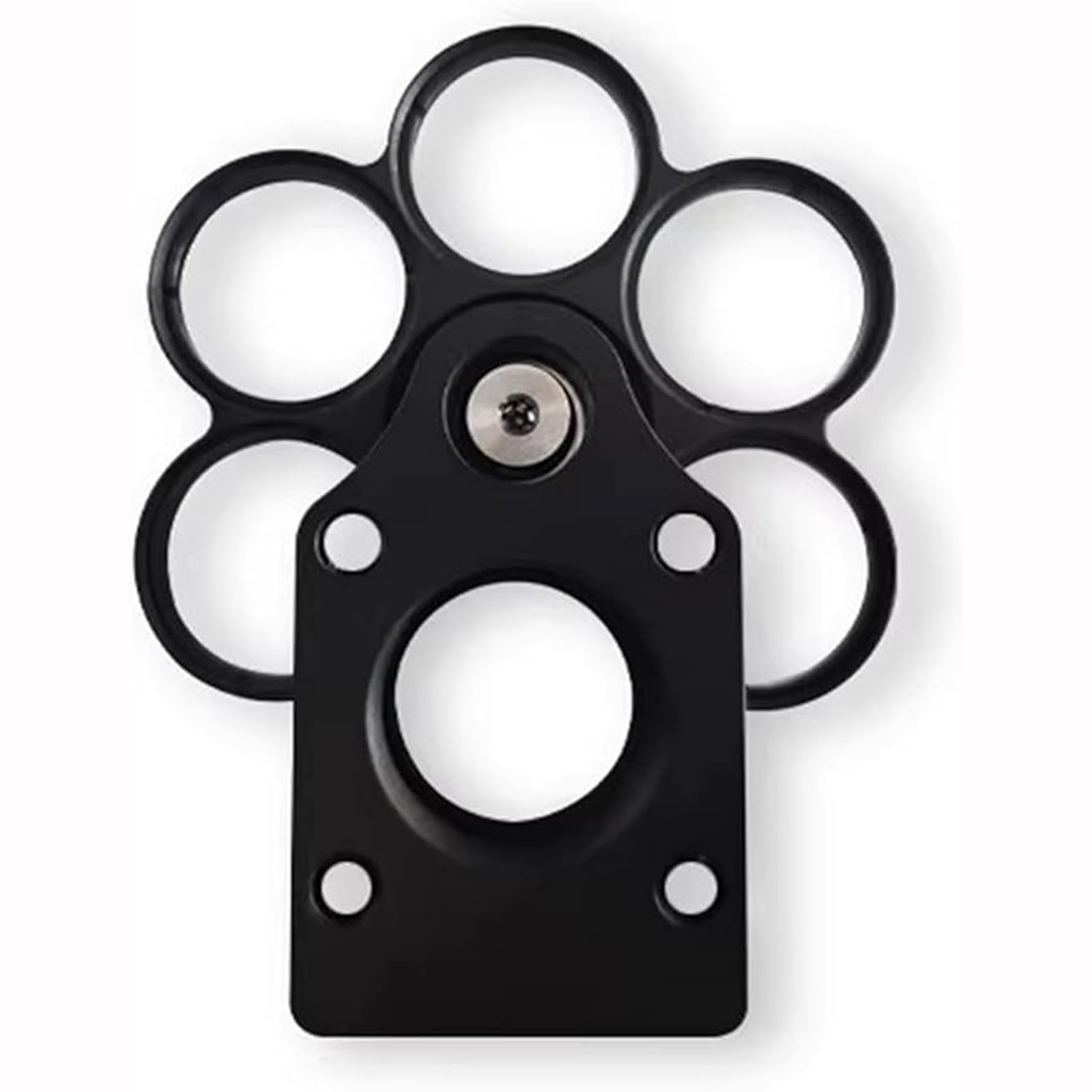 Soporte coaxial de rueda de filtro de seis posiciones para observación telescópica, diseño tipo jaula con interfaz roscada
