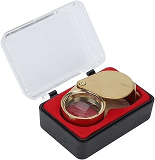 Lupa de bolso, lupa de joalheiro portátil leve 30X carcaça de liga de zinco imagem clara, avaliação de joias de inspeção de tatuagem