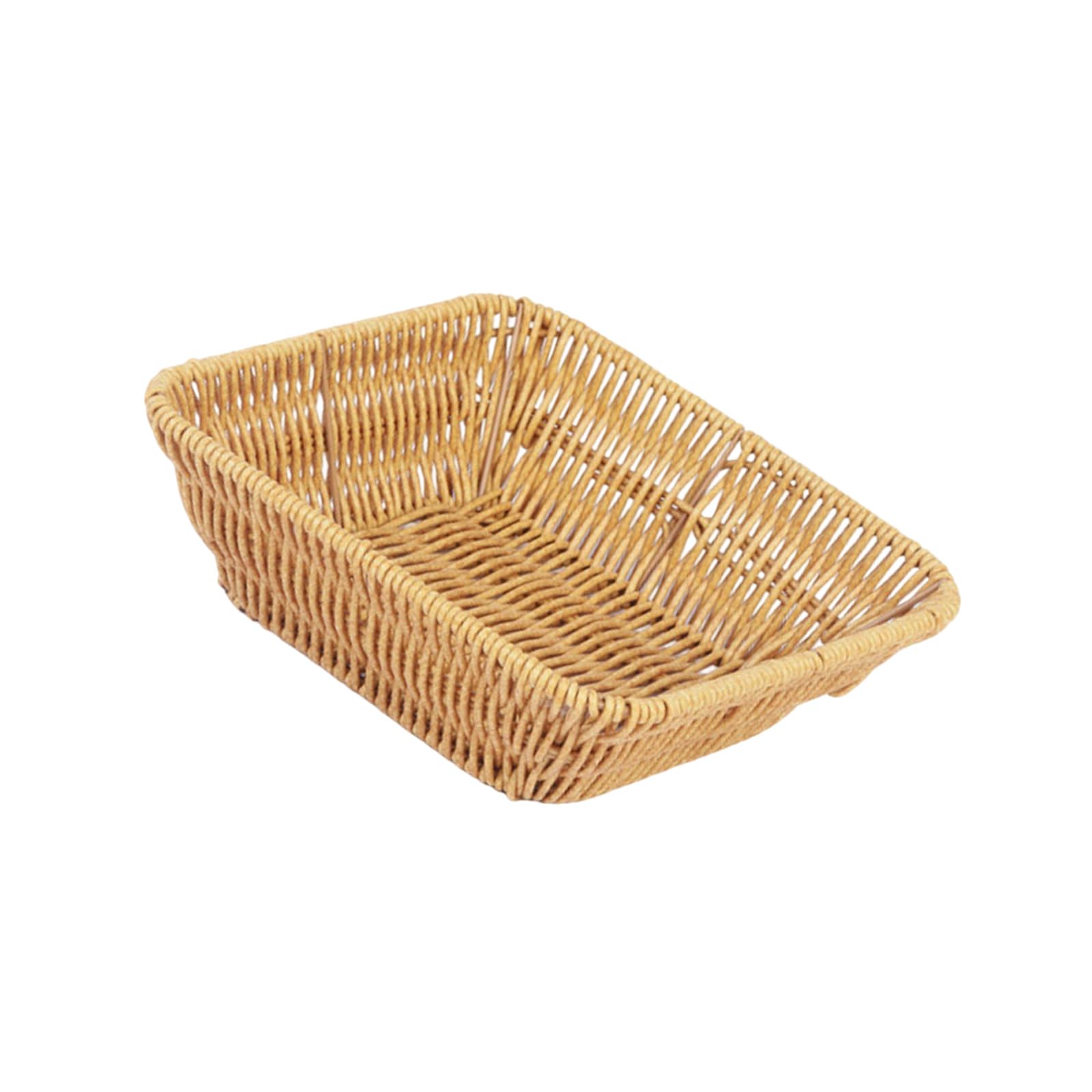 TQUXNGA Woven Imitation Rattan Fruit Basket for Home Use Multipurpose Serving for Parties Gatherings Daily Snacking Snacks Serving Bowl