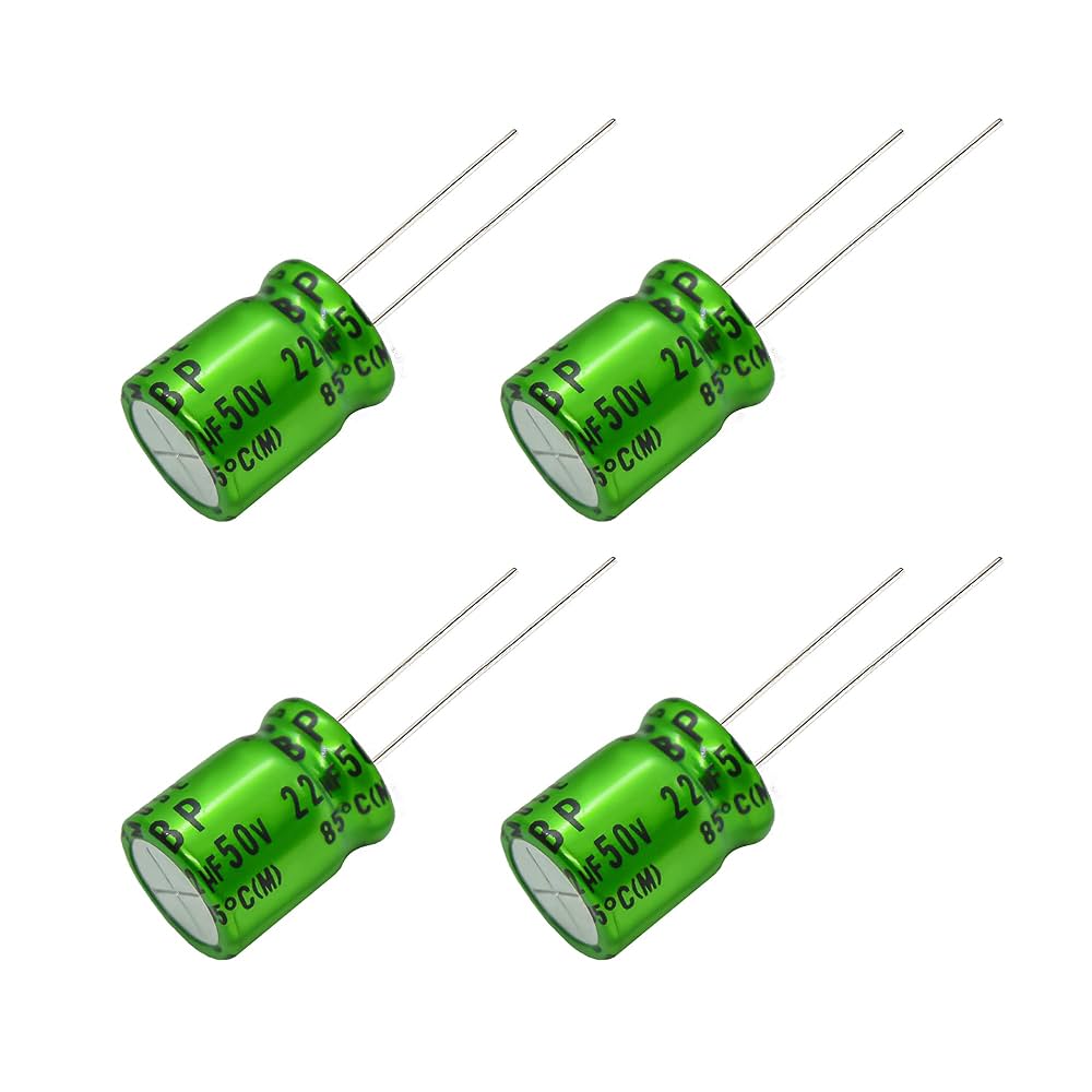 Amazon.co.jp: Nichicon ES 50V-Bi Polar 4個 アルミラウンド