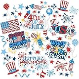 Paper Die Cuts - July 4th - Over 60 Cardstock Scrapbook Die Cuts - by Miss Kate Cuttables