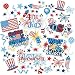 Paper Die Cuts - July 4th - Over 60 Cardstock Scrapbook Die Cuts - by Miss Kate Cuttables