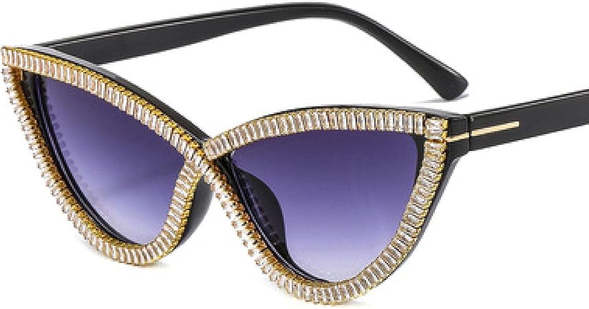 Occhiali da Sole Uomo Donna Unisex Sunglasses Triangolari per Uomo E Donna  Occhiali da Sole A Occhi di Gatto personalità Anti-Luce Blu Tempestata di  Diamanti Europa E Am : Amazon.it: Abbigliamento