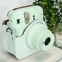 ZENKO Protective Camera Case for Fujiifilm Insta*x Mini 12 Instant Camera, PU Lather Fujii Insta*x Mini 12 Camera Case with Adjustable Shoulder Strap & 64 Pockets Photo Album (Green) gallery image