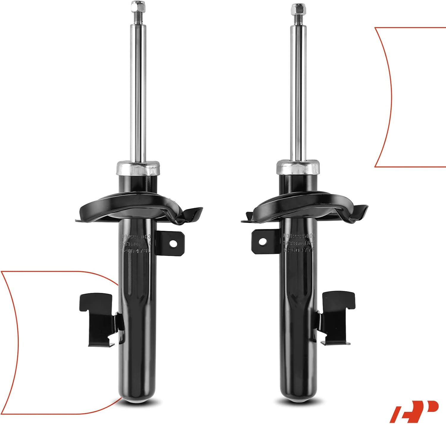 A-Premium Front Shock Absorber Strut Assembly Compatible with Mazda 3 2004-2013, 5 2006-2010/2012-2015, 2-PC Set