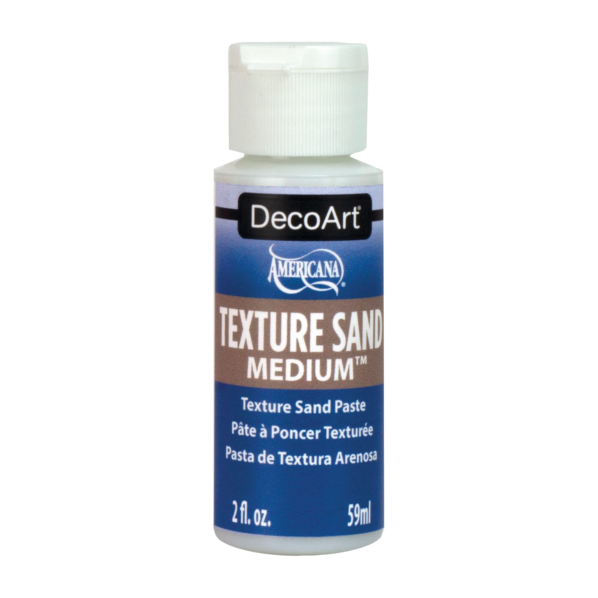 DecoArt Americana Texture Sand Paste Medium 59ml (2oz) - White