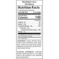 Vista 2 de Sweetzo - Rip Rolls Flavor Variety Pack, Fruity Flavored Extra Long Licorice Belts, Individually Wrapped Sweet and Sour Candy, Pack of 5, 1.46 Ounces