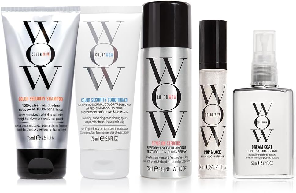 Vacay Travel Kit | Includes Shampoo and Conditioner, Dream Coat, Style on Steroids, Pop + Lock, travel-friendly