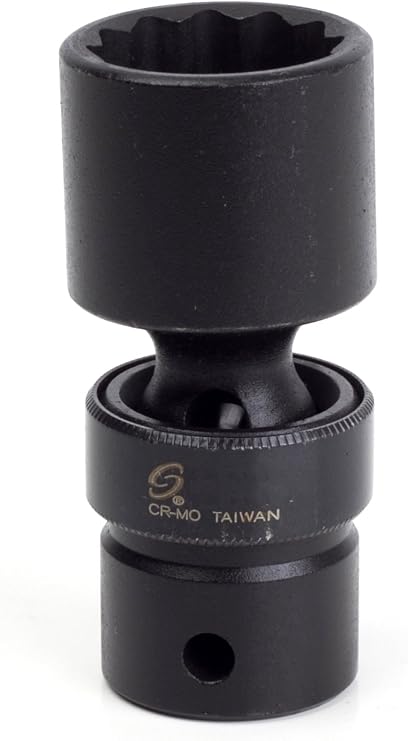 Sunex 222umd 1/2 Zoll Antrieb 22 Mm Tiefe Universal Schlag-Stecknuss – Aus Chrom-Molybdän-Stahl
