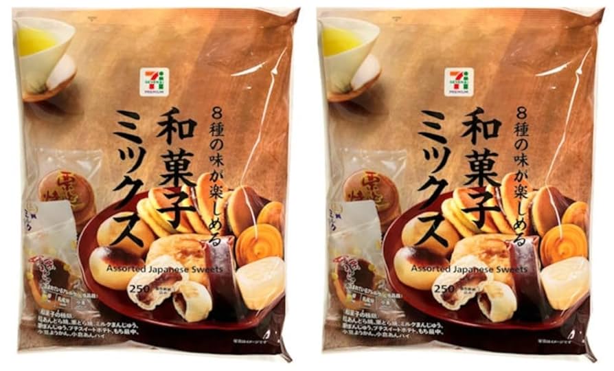 和菓子ミックスの袋 Amazon | セブンイレブン 和菓子ミックス セブンプレミアム