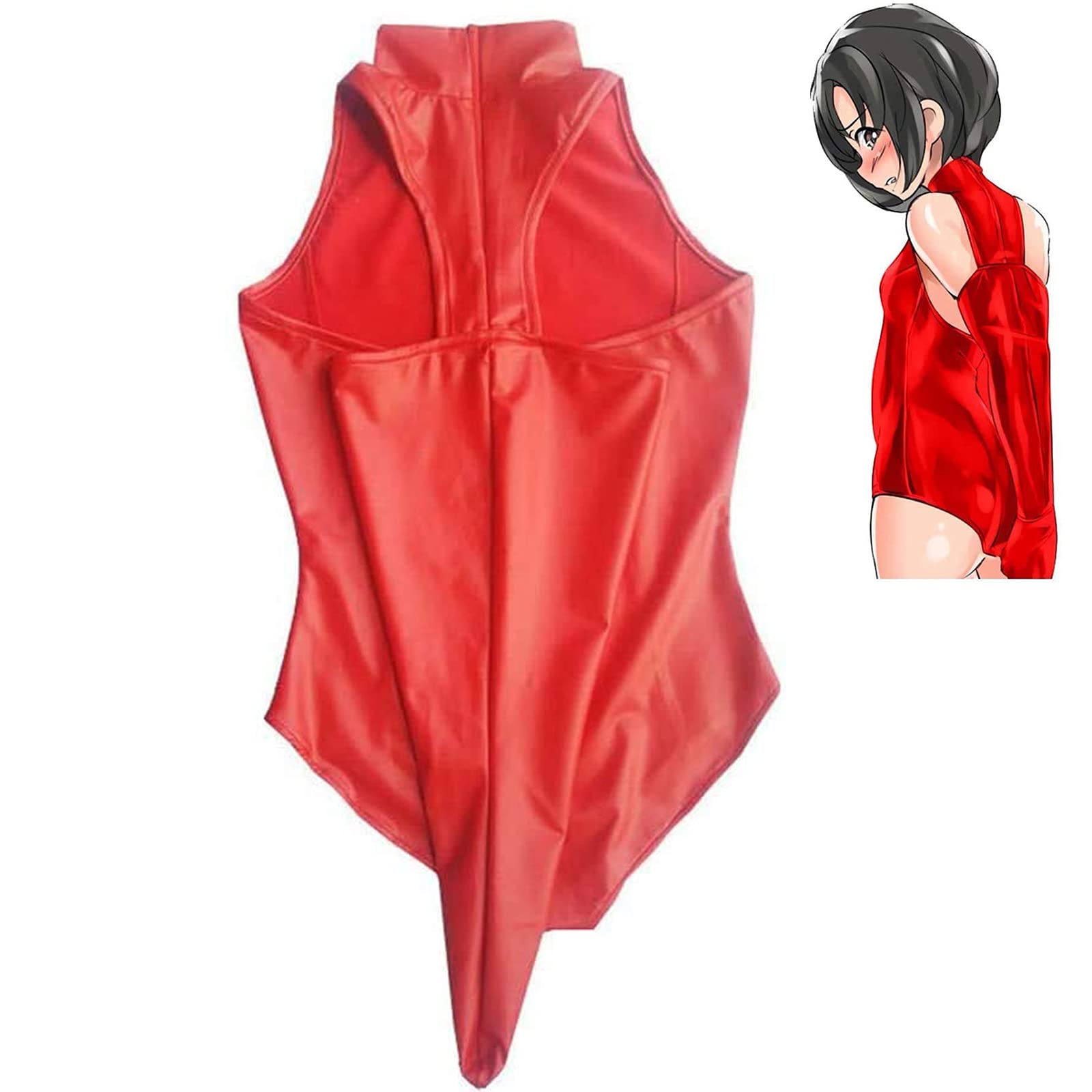 Bondage Zwangsjacke - SM Armfesseln Leder Fesselgurte Arm Bondage Handschellen Armbinder Restraint System Slave Fetisch Spiel Sex Spielzeug für Paare Frauen Männer(Color:Rot,Size:M)
