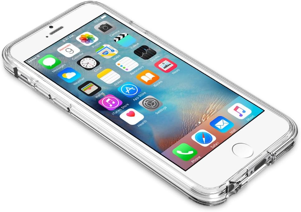 iPhone 6S Plus Case, Trianium [Clear Cushion] Premium iPhone 6 Plus Clear Case Bumper (5.5 Inch)[Scratch Resistant] Shock-Absorbing Cover Hard Back Panel for Apple iPhone 6/6S Plus (2014/2015)