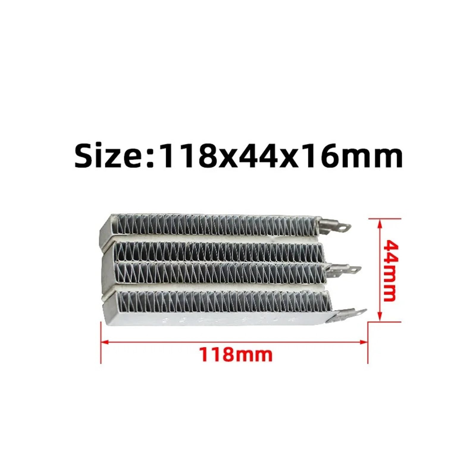 220V 800W PTC Ceramic Air Heater ， AC DC Clothes Dryer Electric Heater 96B2