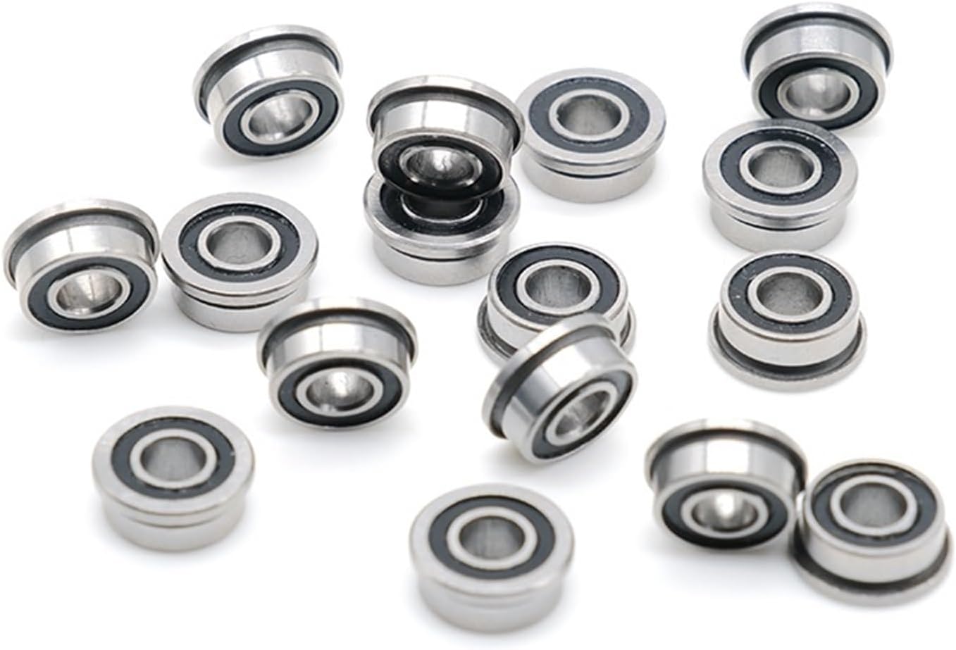 (10 Pcs) ABEC-7 F684-2RS Bearing 4x9x4mm Miniature Flanged F684rs Ball Bearings Lf-940dd