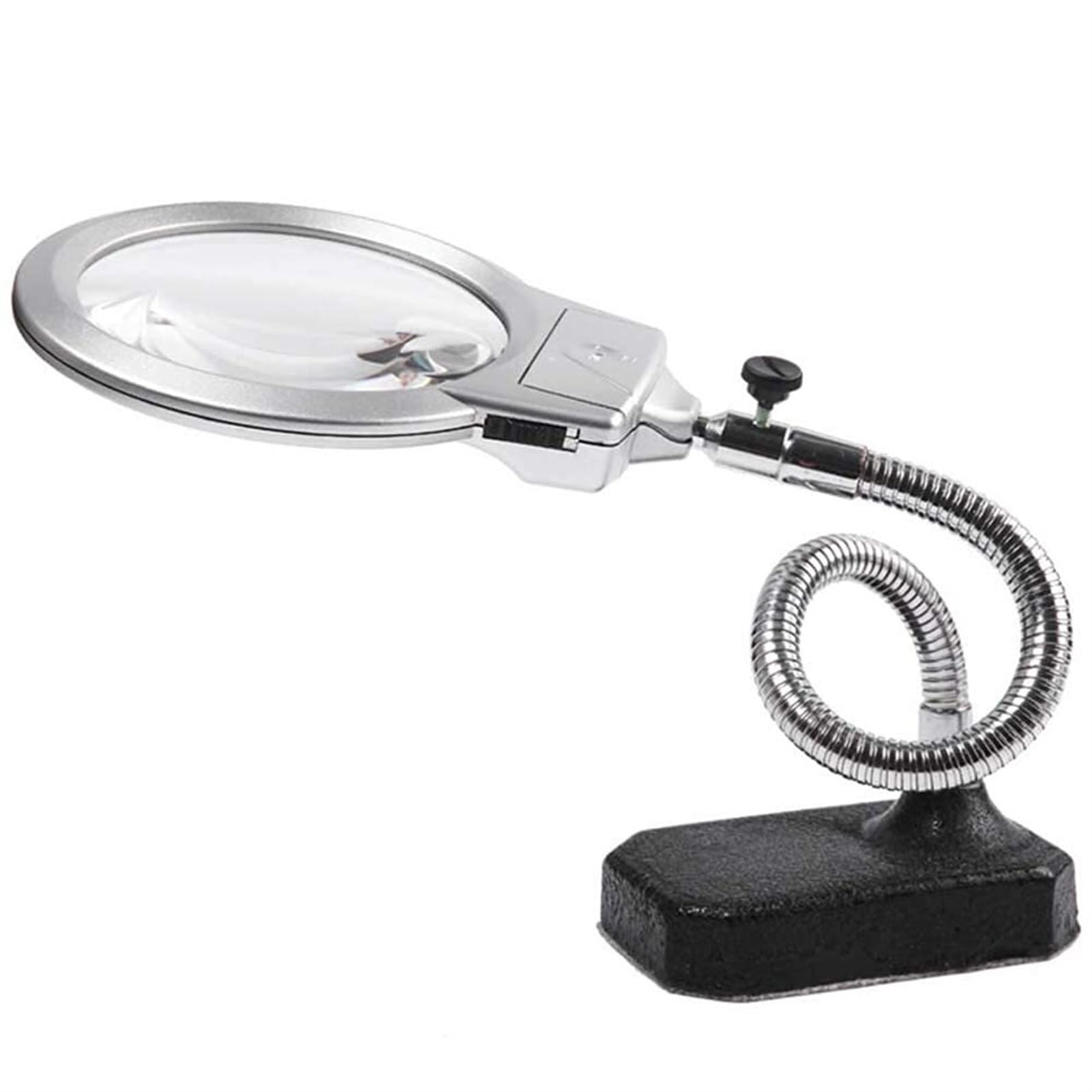 SaryEdge Desktop Magnifier Lamp with Led Light Led Magnifying Lamp Folding Magnifying Glass Desktop Lamp 2.25x Magnification Adjustable Swivel Arm for Desk,