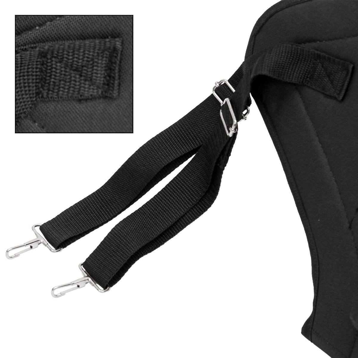 ECD Germany Sedile Kayak con Schienale Seggiolino Universale per Canoe Stand Up Tavole da Surf Sella SUP da Montare Posteriormente con Borsa Seduta Regolabile Accessori per Paddle Board