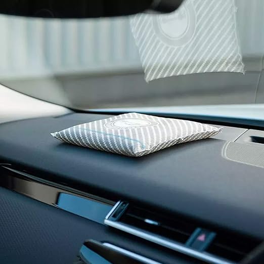 CUQOO 2 Pack Reusable Car Dehumidifier Bag 225g Silica Gel