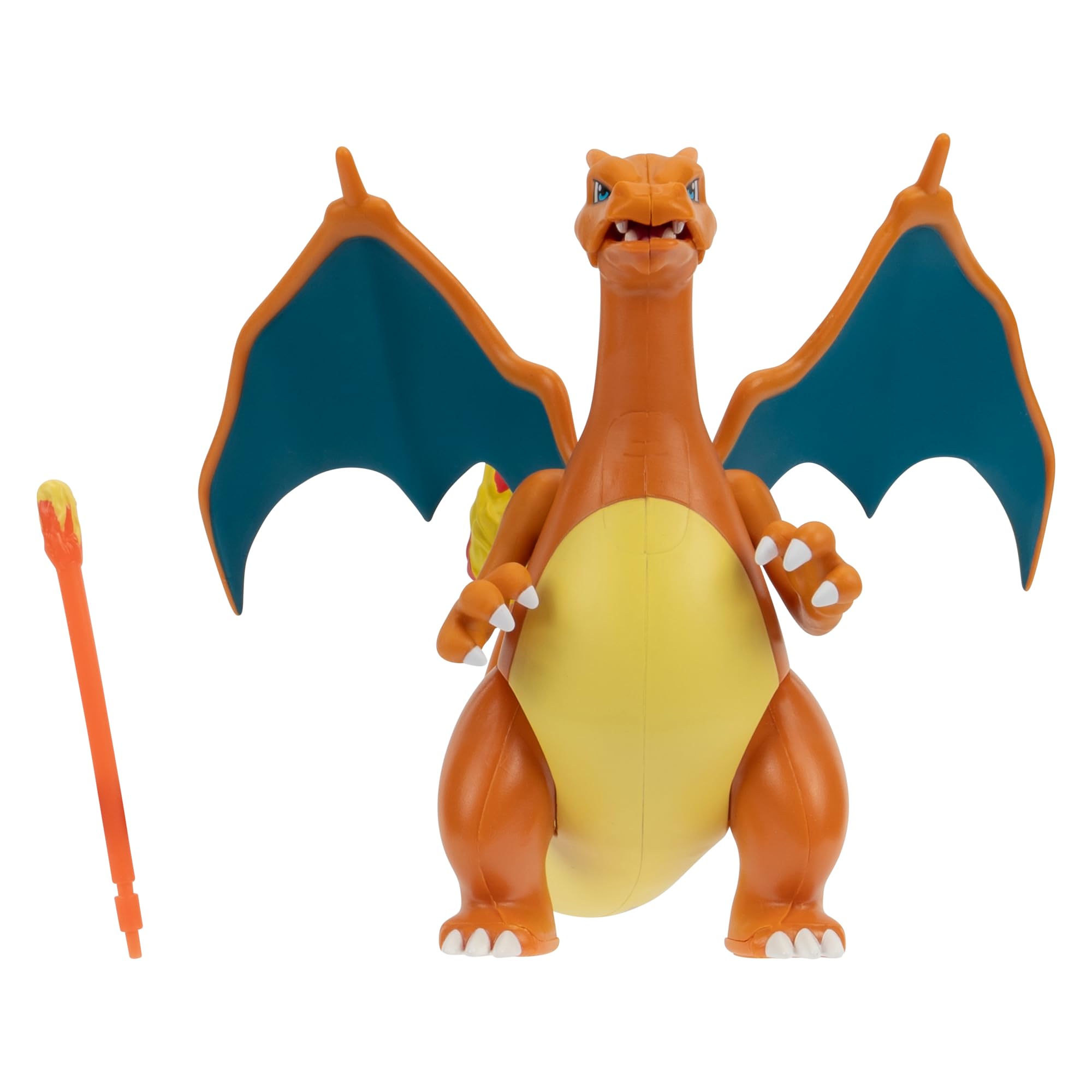 Pokémon Figurine de Combat Dracaufeu Figurine Dracaufeu de 11 cm prête au Combat avec Attaque par Missile feu